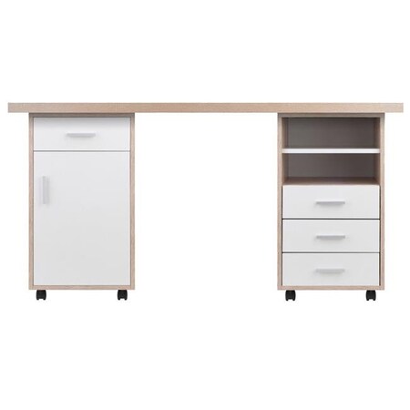 Winsome Wood Winsome Wood 18322 Kenner Modular Desk Set - 3 Piece 18322